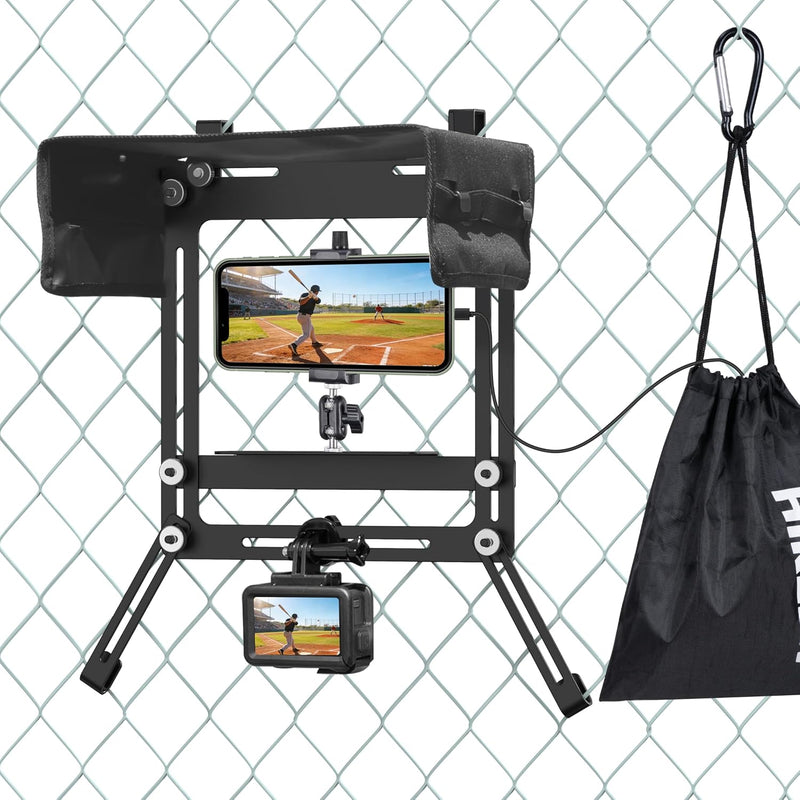 Lataa kuva gallerian katseluohjelmaan Hikeen Fence Mount Kit for Sports Video Recording &amp; Streaming
