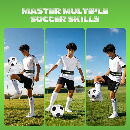 Hikeen Soccer Trainer with Rebound Ball