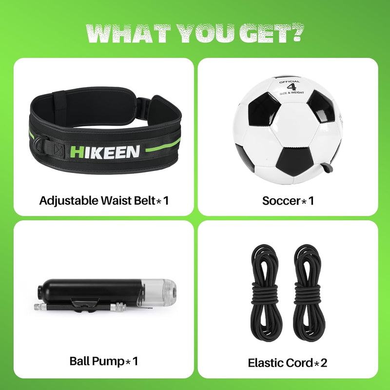 Lataa kuva gallerian katseluohjelmaan Hikeen Soccer Trainer with Rebound Ball
