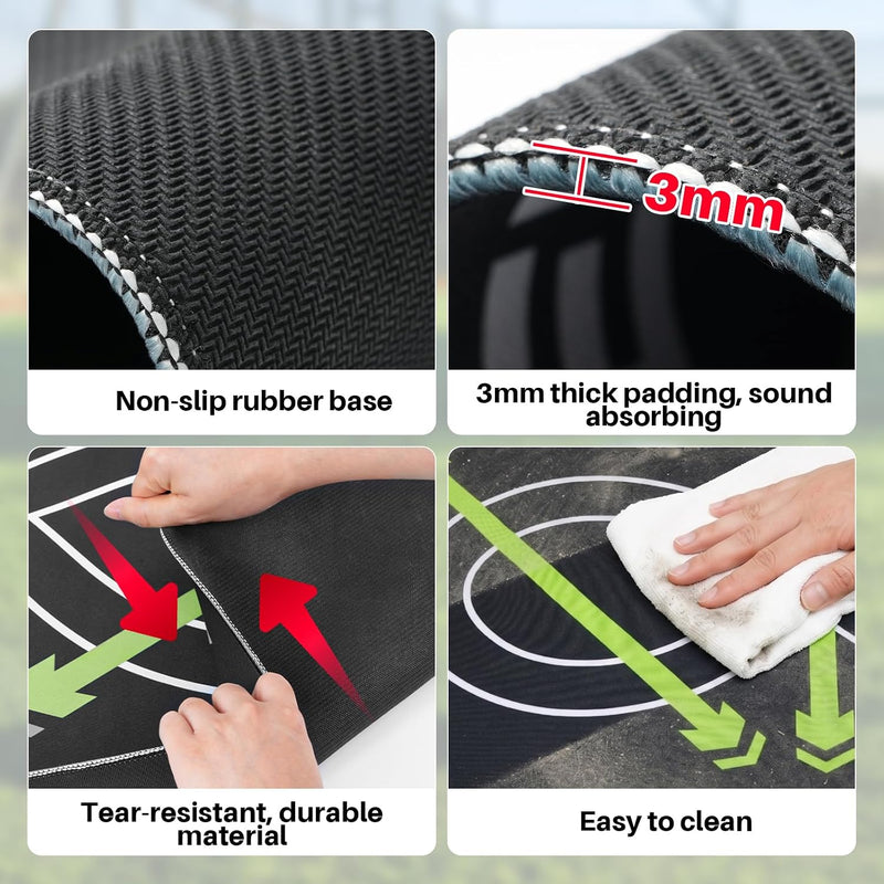 Chargez l'image dans la visionneuse de la galerie, Hikeen Soccer Training Mat with Ball
