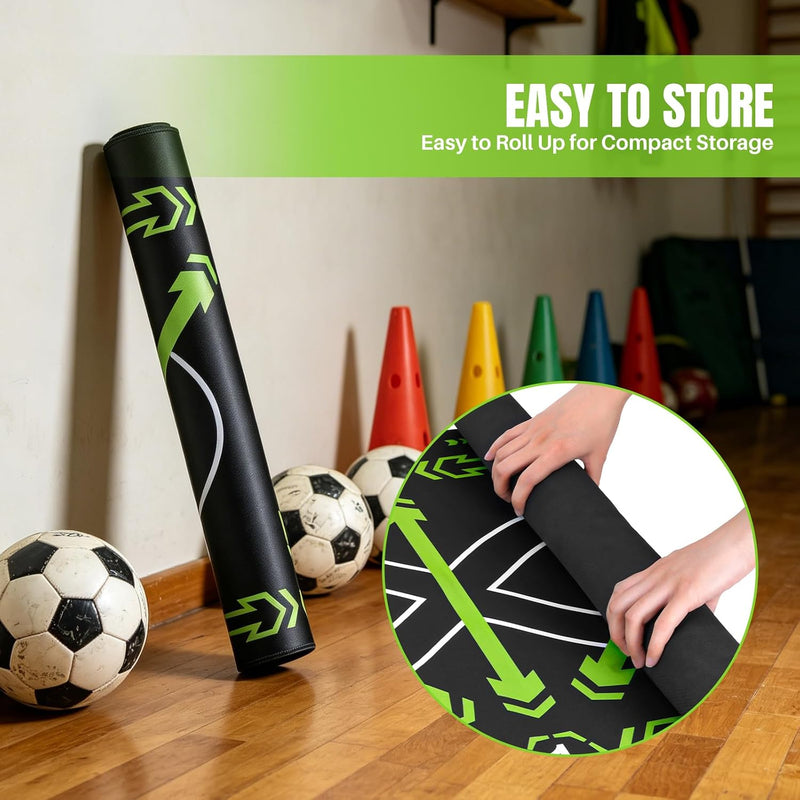 Chargez l'image dans la visionneuse de la galerie, Hikeen Soccer Training Mat with Ball
