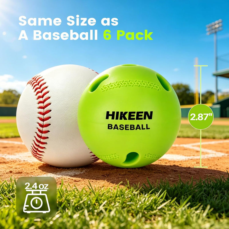 Chargez l'image dans la visionneuse de la galerie, Hikeen 6-Pack Limited Flight Practice Baseballs
