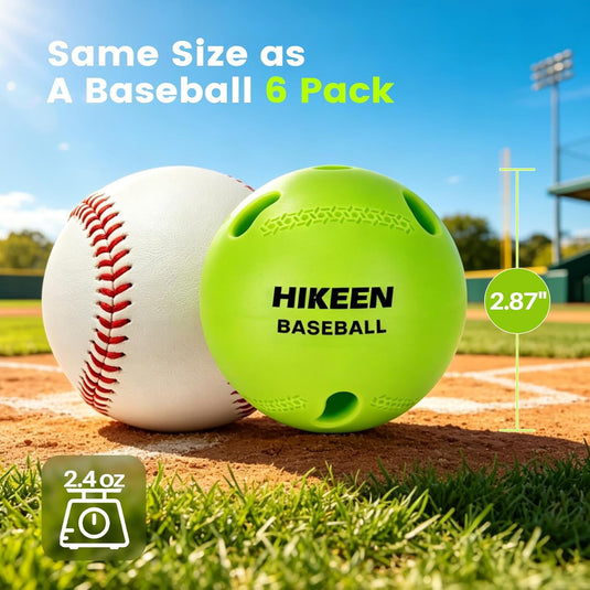 Hikeen 6-Pack Limited Flight Practice Baseballs
