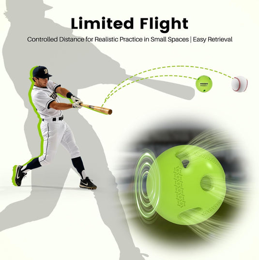 Hikeen 6-Pack Limited Flight Practice Baseballs