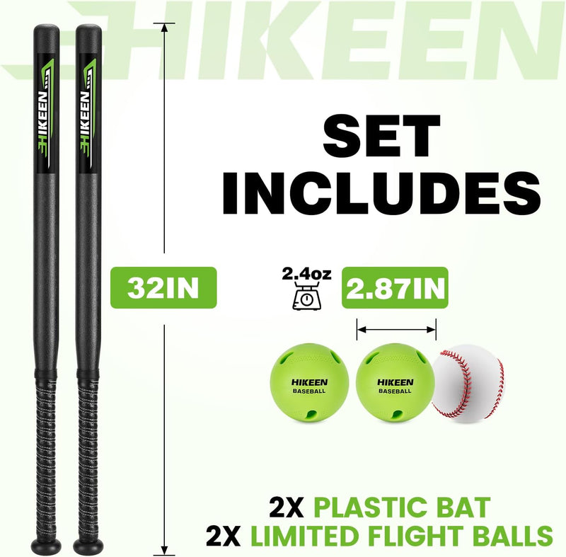 Lataa kuva gallerian katseluohjelmaan Hikeen 4-Piece Baseball Bat &amp; Ball Set
