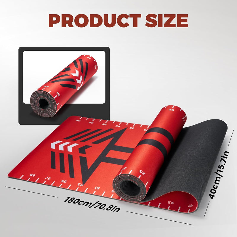 Load image into Gallery viewer, Hikeen Softball Pitching Mat for Stride &amp; Stance Training | 70" × 15"
