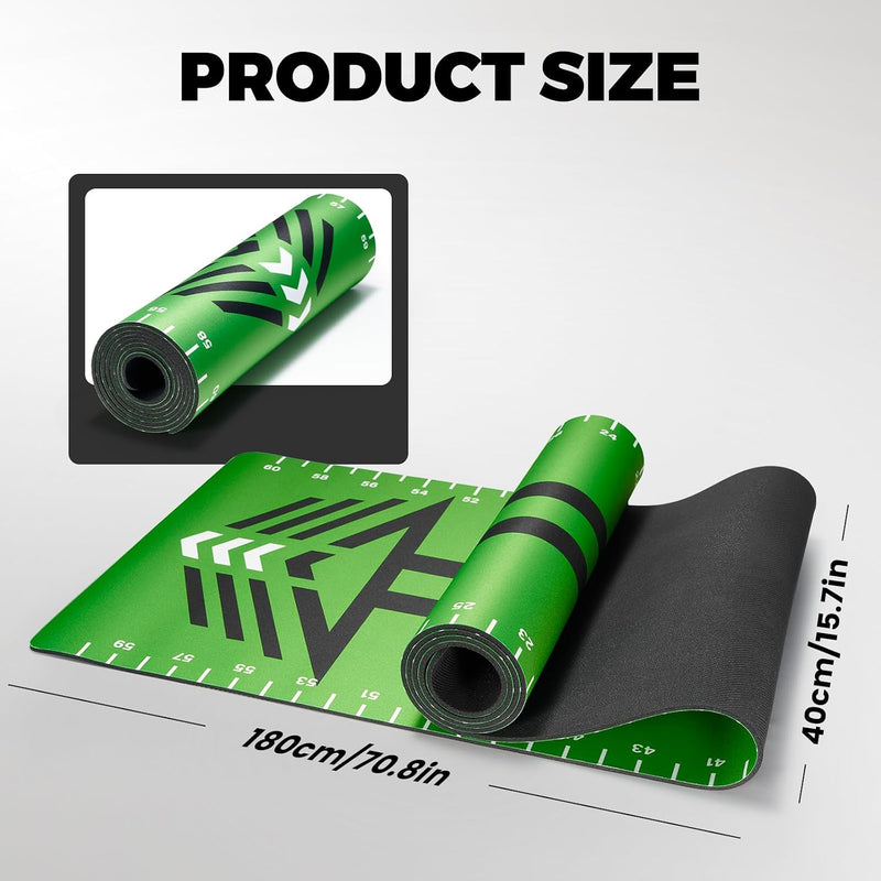 Load image into Gallery viewer, Hikeen Softball Pitching Mat for Stride &amp; Stance Training | 70" × 15"
