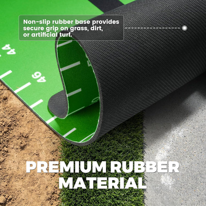 Load image into Gallery viewer, Hikeen Softball Pitching Mat for Stride &amp; Stance Training | 70" × 15"
