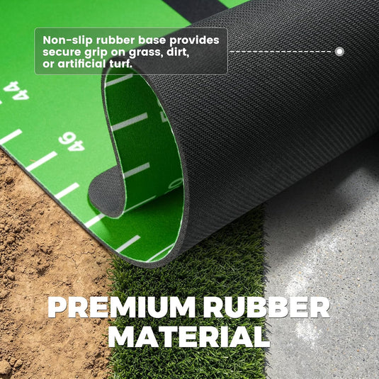 Hikeen Softball Pitching Mat for Stride & Stance Training | 70" × 15"