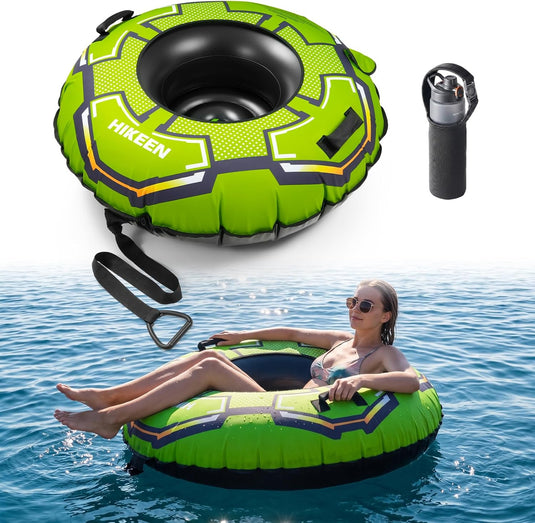 Hikeen River Tube with Removable Cushion & Cup Holder