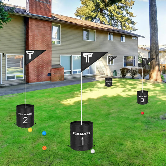 Hikeen Battle Golf Yard Game Set – Backyard Golf Game for Adults