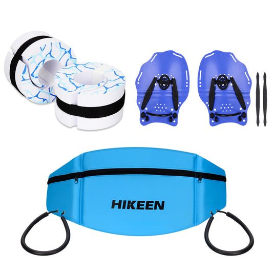 Hikeen Swim Fitness Training Set – Cuffs, Belt & Hand Paddles