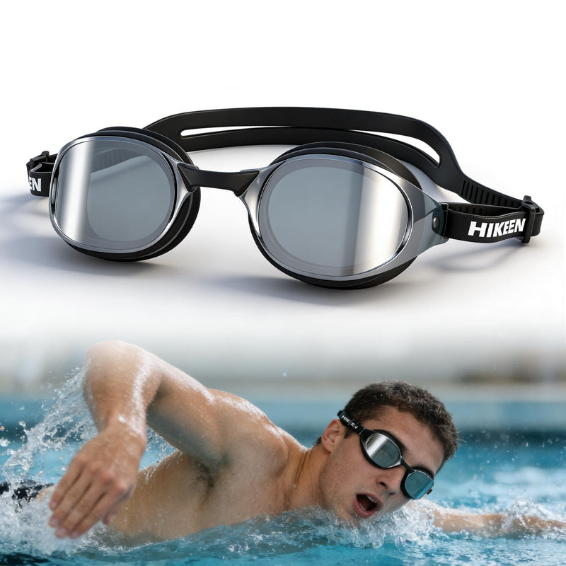 Chargez l'image dans la visionneuse de la galerie, Hikeen Adult Swim Goggles with Anti-Fog &amp; UV Protection
