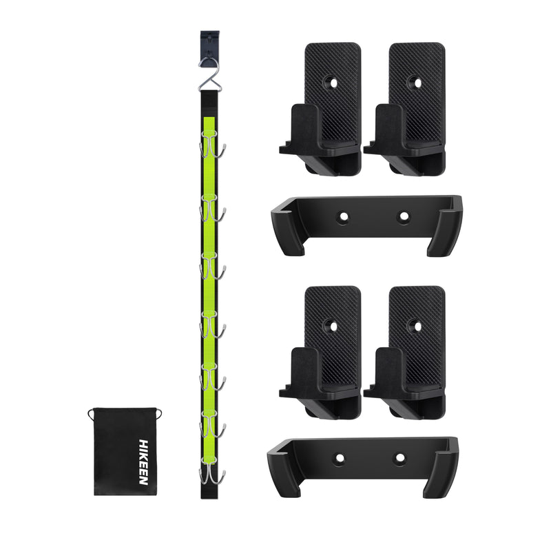 Lataa kuva gallerian katseluohjelmaan Hikeen Hockey Stick Wall Mount &amp; Gear Drying Rack
