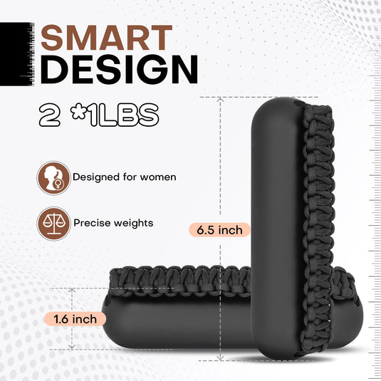 Hikeen Hand Weights with Hand Straps – 2-Pack