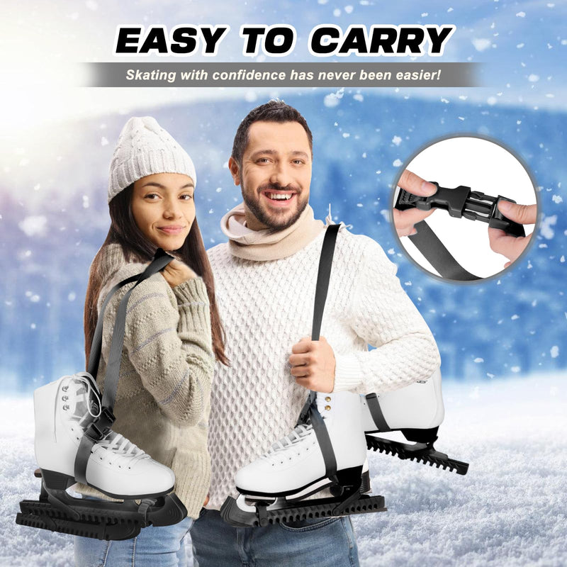 Lataa kuva gallerian katseluohjelmaan Hikeen Ice Skate Blade Guards with Shoulder Straps
