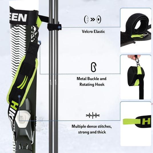 Hikeen Ski Carrier Strap – Adjustable