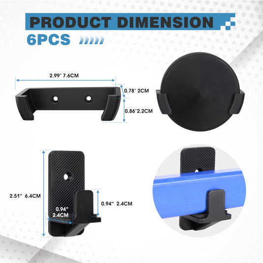 Hikeen Hockey Stick & Puck Wall Mount