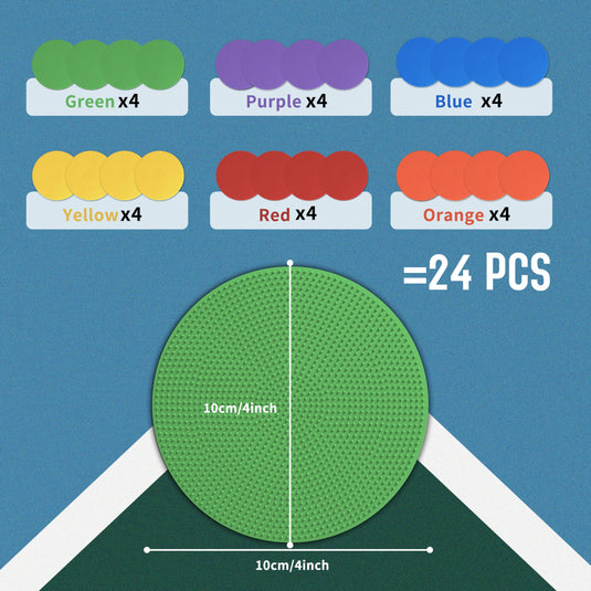 Hikeen Rubber Spot Markers – Multiple Colors
