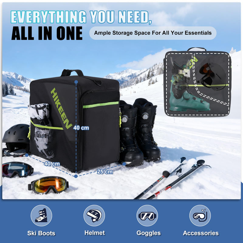 Chargez l'image dans la visionneuse de la galerie, Hikeen Ski Boot Bag with Helmet Compartment – 40L
