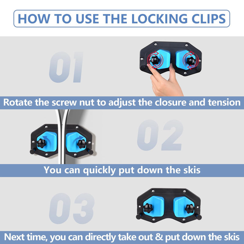 Load image into Gallery viewer, Hikeen Ski &amp; Snowboard Wall Mount – 1-Pack

