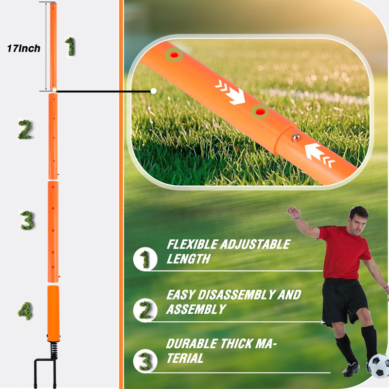 Lataa kuva gallerian katseluohjelmaan Hikeen Soccer Training Poles
