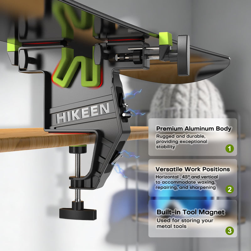 Lataa kuva gallerian katseluohjelmaan Hikeen Adjustable Ski &amp; Snowboard Vises – 2-Piece Set
