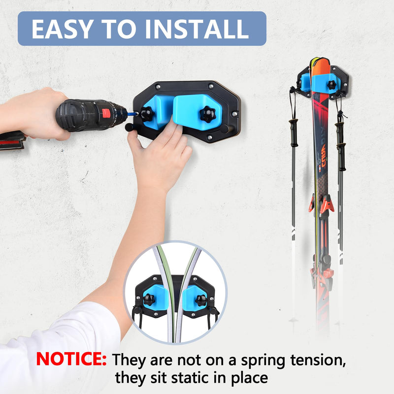 Load image into Gallery viewer, Hikeen Ski &amp; Snowboard Wall Mount – 1-Pack
