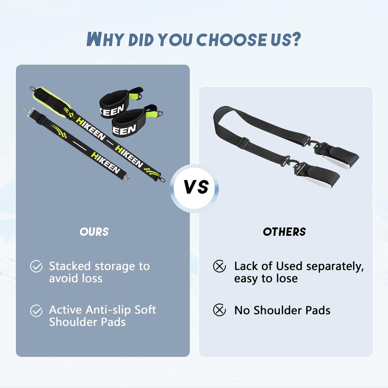 Load image into Gallery viewer, Hikeen Ski Carrier Strap – Adjustable
