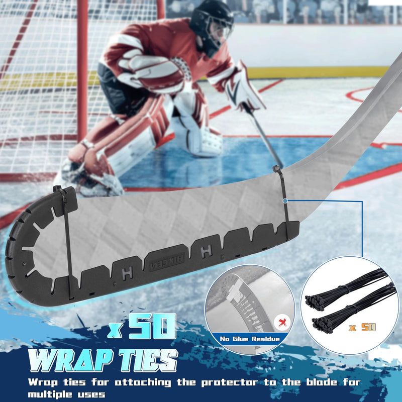 Lataa kuva gallerian katseluohjelmaan Hikeen Hockey Stick Blade Protector with 25 Wrap Ties
