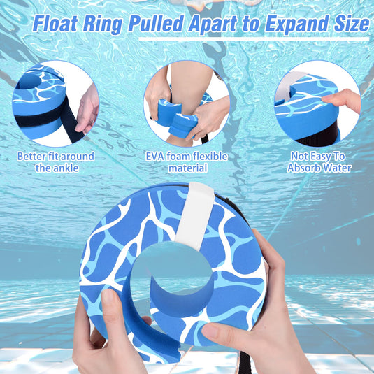 Hikeen EVA Water Aerobics Cuffs & Adjustable Belts