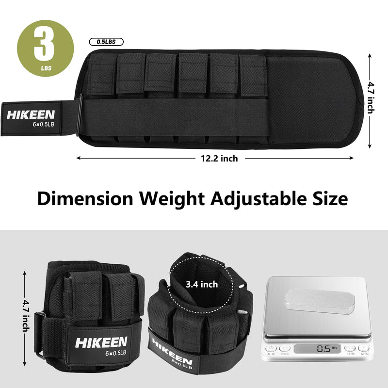 Chargez l'image dans la visionneuse de la galerie, Hikeen Adjustable Ankle Weights – 1 Pair
