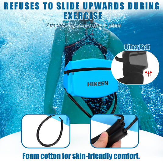 Hikeen Swim Fitness Training Set – Cuffs, Belt & Hand Paddles