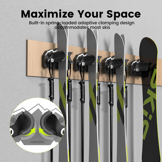 Hikeen Ski & Snowboard Wall Mount