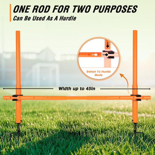 Hikeen Soccer Training Poles