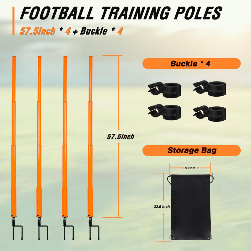Lataa kuva gallerian katseluohjelmaan Hikeen Soccer Training Poles
