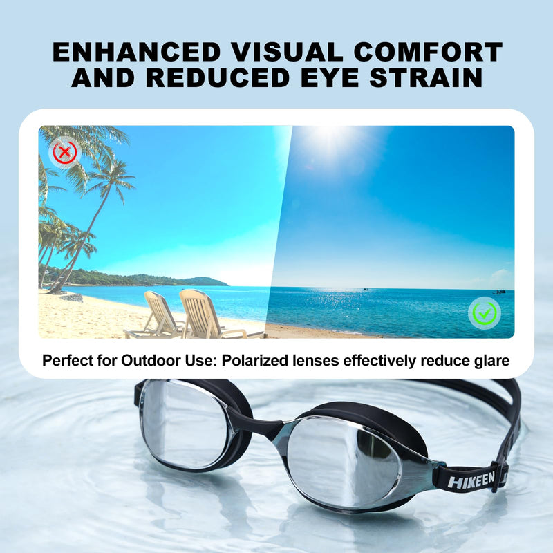 Chargez l'image dans la visionneuse de la galerie, Hikeen Adult Swim Goggles with Anti-Fog &amp; UV Protection

