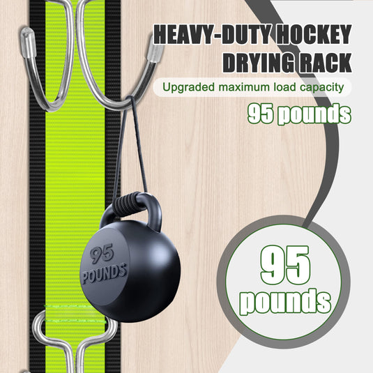 Hikeen 7-Hook Hockey Gear Drying Rack