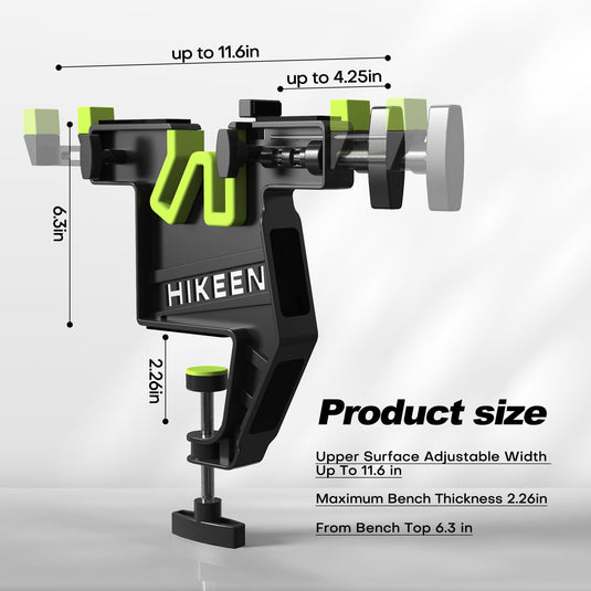 Hikeen Adjustable Ski & Snowboard Vises – 2-Piece Set