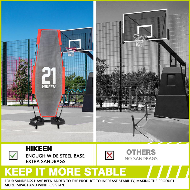 Lataa kuva gallerian katseluohjelmaan Hikeen Basketball Defender Dummy with Folding Poles
