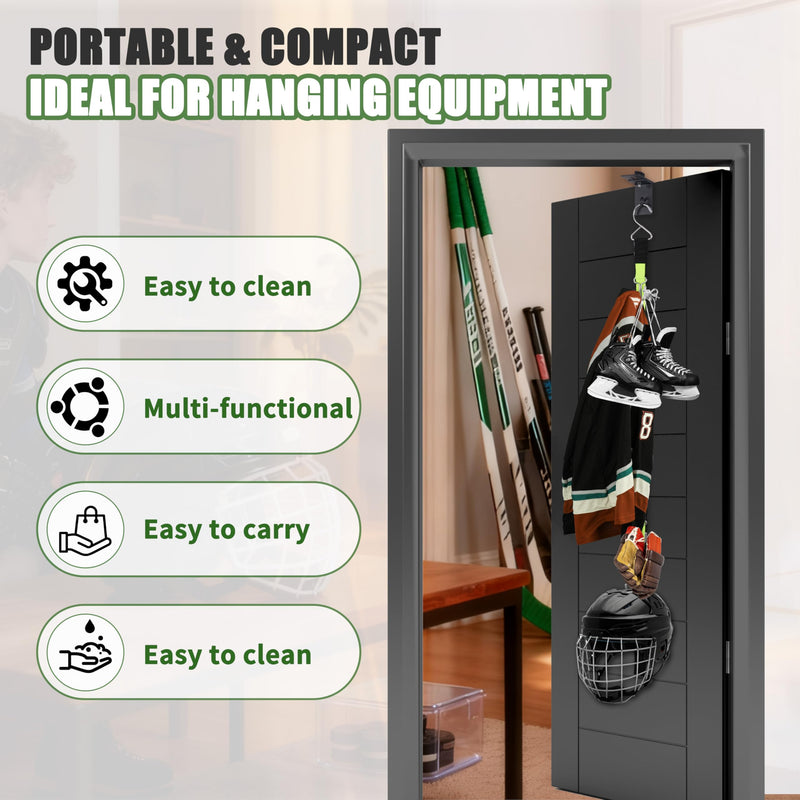 Load image into Gallery viewer, Hikeen 7-Hook Hockey Gear Drying Rack
