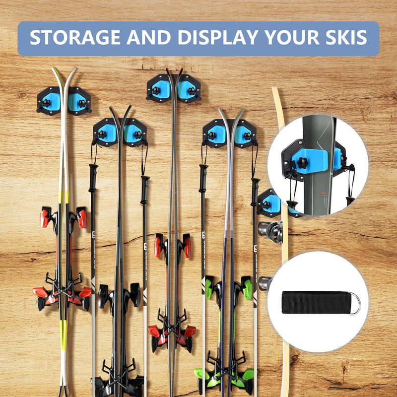 Load image into Gallery viewer, Hikeen Ski &amp; Snowboard Wall Mount – 1-Pack
