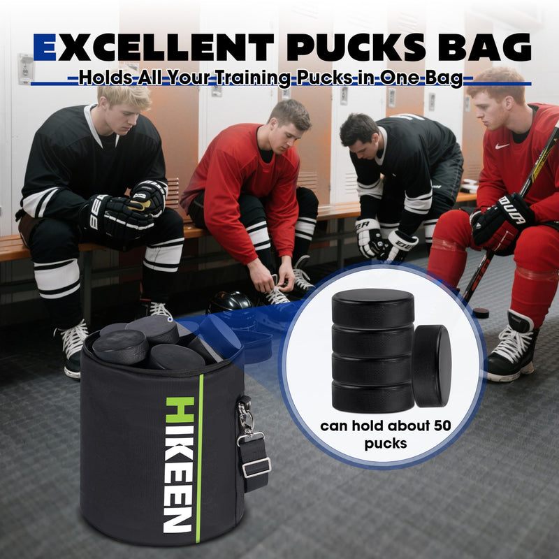 Load image into Gallery viewer, Hikeen Hockey Puck Bag – 50-Puck Capacity
