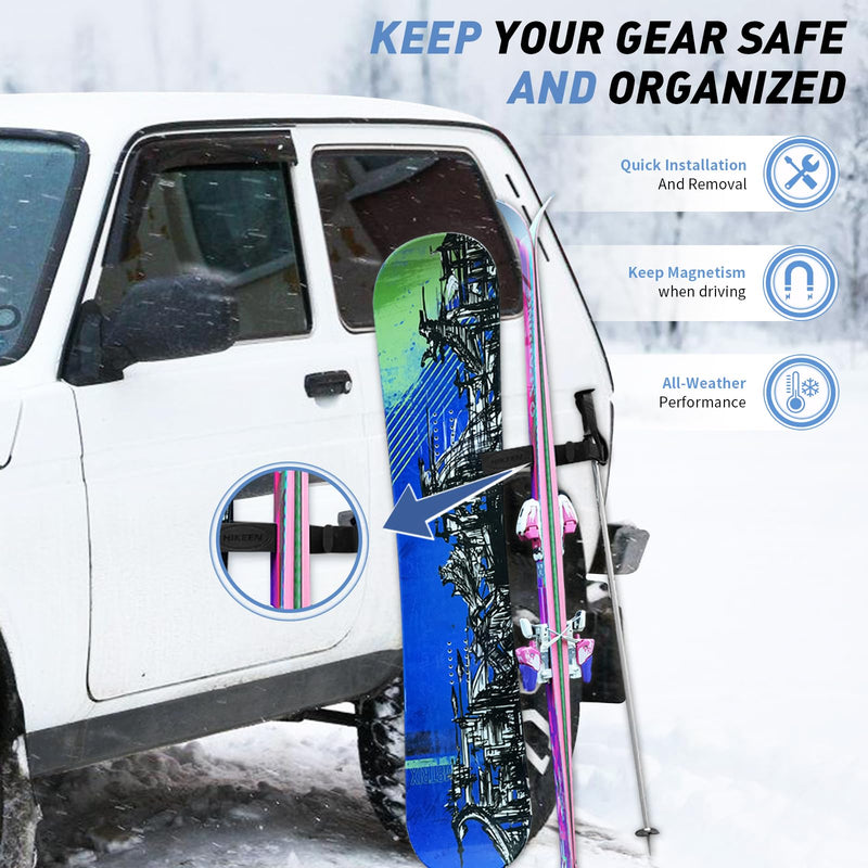 Load image into Gallery viewer, Hikeen Magnetic Ski &amp; Snowboard Vehicle Mount
