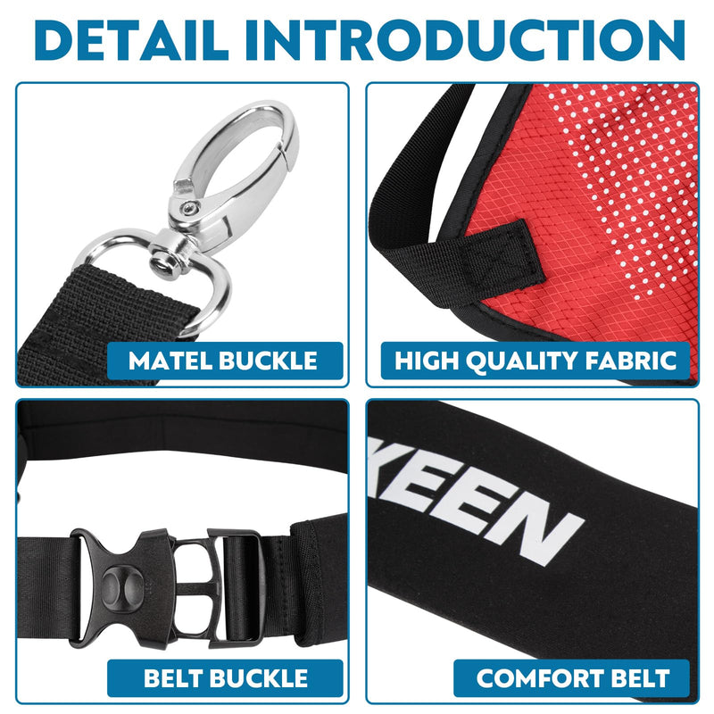 Chargez l'image dans la visionneuse de la galerie, Hikeen Adult Swim Parachute Set with 3 Parachutes &amp; Adjustable Belt
