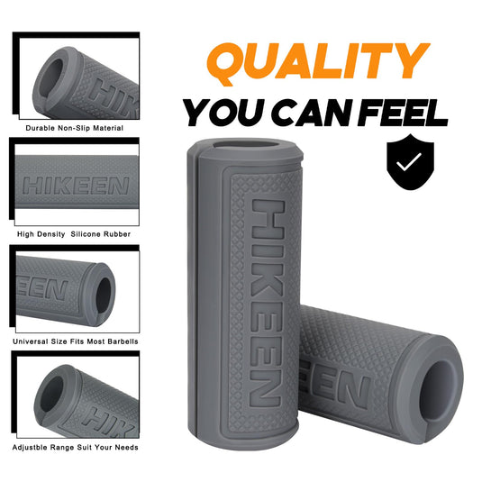 Hikeen Thick Bar Dumbbell Grips – Multiple Sizes