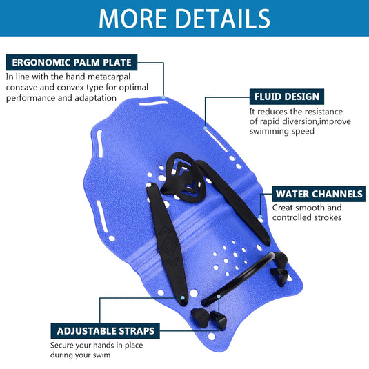 Hikeen Swim Fitness Training Set – Cuffs, Belt & Hand Paddles