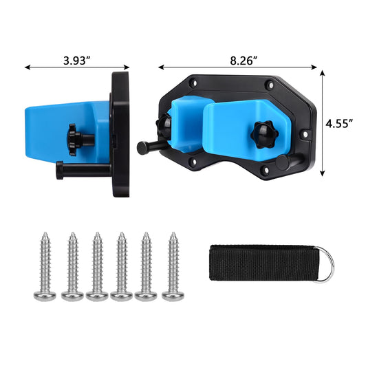 Hikeen Ski & Snowboard Wall Mount – 1-Pack