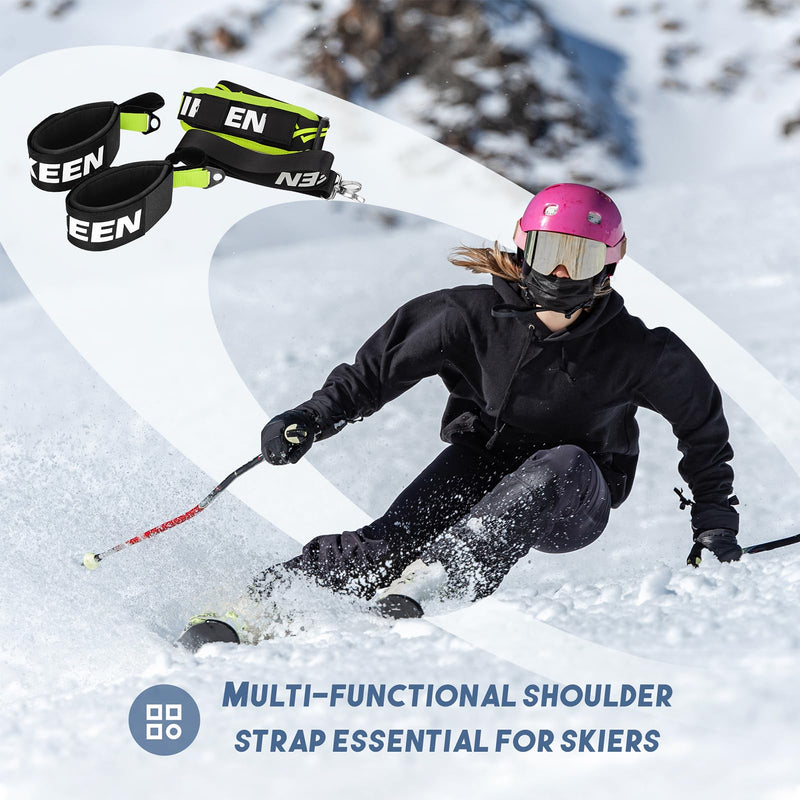 Load image into Gallery viewer, Hikeen Ski Carrier Strap – Adjustable
