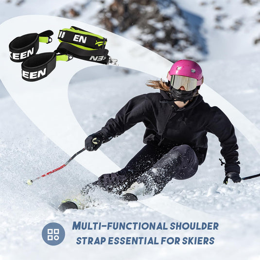Hikeen Ski Carrier Strap – Adjustable